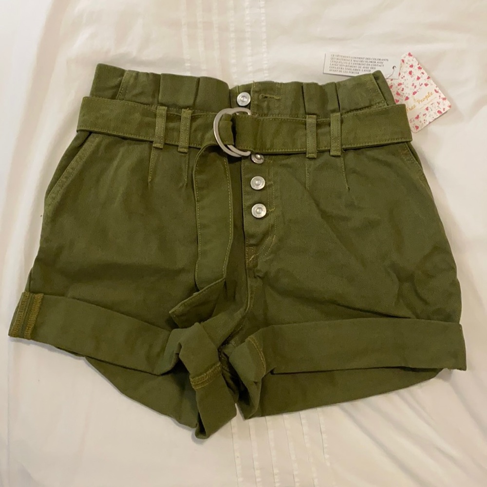 High wasted free people shorts. Never worn.